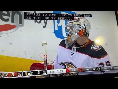 Anaheim Ducks @ Pittsburgh Penguins initial reaction