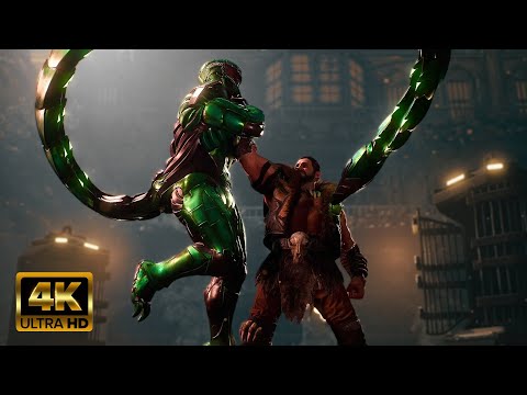 KRAVEN KILLS SCORPION (DEATH SCENE) 4K | MARVEL'S SPIDER-MAN 2