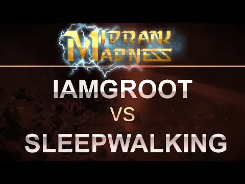SC2 - MidRank Madness 2017 - iamgroot (Z) v SleepwalKing (P) on Interloper