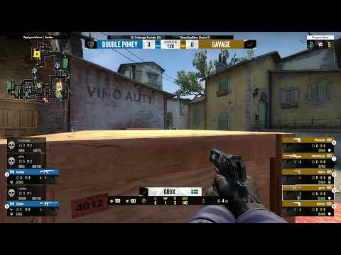 Grux is a MONSTER with a deagle | Double Poney Vs Savage | ESL Challanger Anahelm