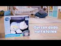 Miniature vidéo Peluche veilleuse Mon ourson à merveilles : Rose