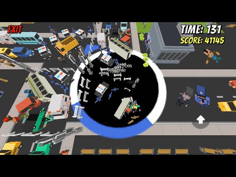 Hole.io [Void.io] Map Control: 100.00% World Record
