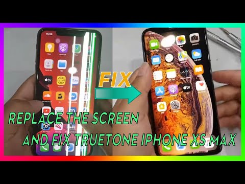 Replace the screen and fix Truetone iPhone XS Max