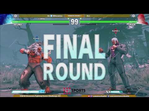 Elements Fighting Game Challenge #2 - W1 - Air vs Ace