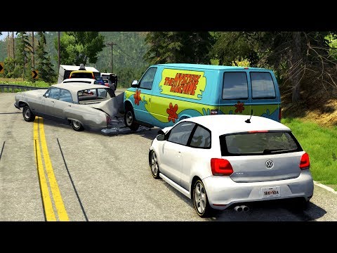 Traffic Jam Car Crashes Compilation (7) - BeamNG.Drive