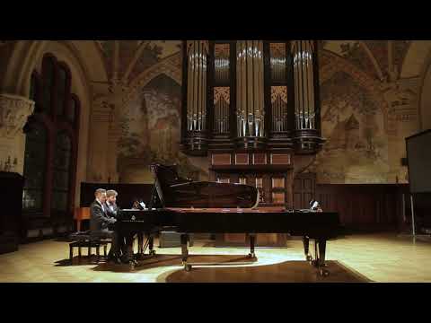 Edvard Grieg - Norwegian Dances op. 35 for piano four hands (Dombrova Piano Duo)