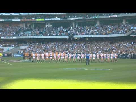 2012 - AFL Preliminary Final 1 Hawthorn v Adelaide - Aussie Anthem