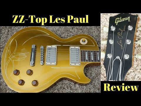 Billy Gibbons ZZ Gold Top | 2001 Gibson Les Paul 1957 R7 Reissue | Aged + Pinstriped | Review Video