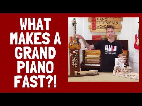 What Makes a Grand Piano Faster than an Upright Piano?