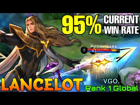 Lancelot 95,5% Current Win Rate Gameplay! - Top 1 Global Lancelot by ᴠɢᴏ. - Mobile Legends