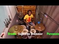 SAGE THE DRUMMER- Seben Mix WENGE Musica Cover Maison Mere BY THE TRIOS OF AFRICAN BAND
