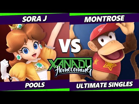 Homecoming 500 - Sora_J (Daisy) Vs. Montrose (Diddy Kong) Smash Ultimate - SSBU