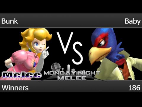 MNM 186 - FX | Bunk (Peach) vs Baby (Falco) Winners - Melee