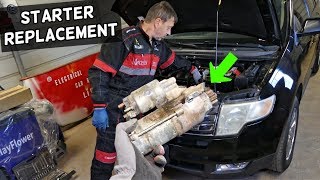 FORD EDGE STARTER REPLACEMENT 3.5 3.7 2007 2008 2009 2010 2011 2012 2013 2014