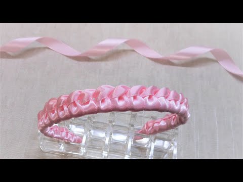 DIY Ribbon Crafts - How to Make a Braided Headband...