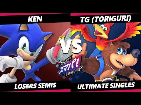 Sumapa 89 Losers Semis - KEN (Sonic) Vs. TG (TORIGURI) (Banjo Kazooie) Smash Ultimate - SSBU
