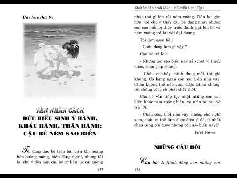 10. Bài 9: RNCĐHS Ý Hành, Khẩu Hành, Thân Hành: Cậu Bé Ném Sao Biển [Đức Hiếu Sinh Tập 1 – 28 Phần]