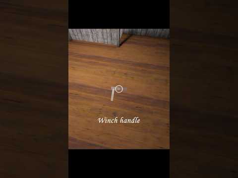 How to use a winch Handel in granny game 😨 #shorts #video
