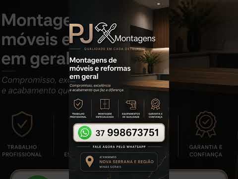 #NovaSerrana #minasgerais PJ montagens de móveis em geral