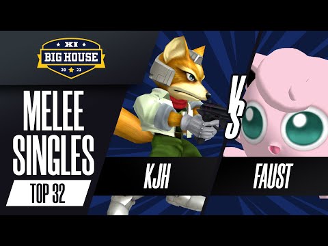 KJH (Fox) vs Faust (Jigglypuff) - Melee Singles Winners Top 64 - The Big House 11