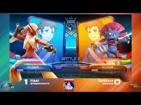 Fumu (Blaziken) vs PaperSak (Weavile) Pokken at Underground 01/02/18