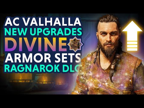 NEW Divine Armor Set Upgrades In Dawn of Ragnarok DLC - Assassin's Creed Valhalla DLC (AC Valhalla)