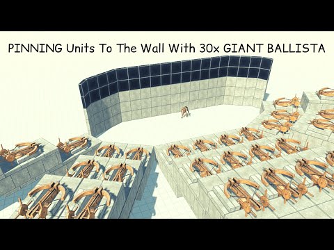 PINNING Units To The Wall With 30x GIANT BALLISTA ARBS |Animal Revolt Battle Simulator