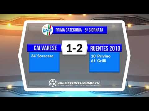 Calvarese - Ruentes 1-2 | Prima Categoria C, 5ª giornata