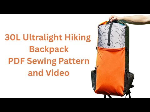 How to sew your own 30L Ultralight Backpack