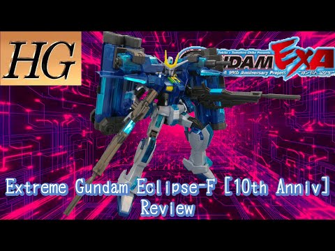 HG Extreme Gundam Eclipse Phase [10th Anniv. Ver] Review | Gundam Extreme Vs Maxi Boost ON
