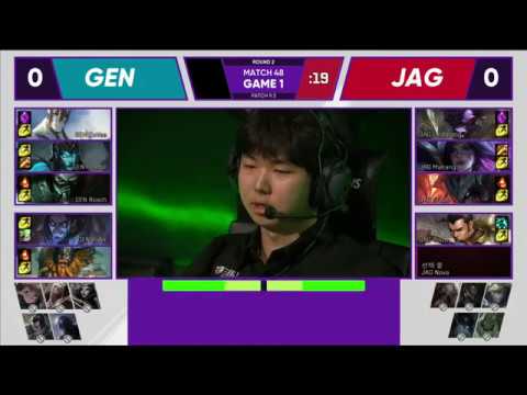 GEN vs JAG Generation Gaming vs Jin Air Green Wings| W5 D4 | Game 1 FULL | LCK Spring 2019