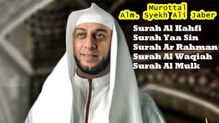 Download lagu Murottal Almarhum Syekh Ali Jaber  - Surah Al Kahfi, Yaa Sin, Ar Rahman, Al Waqiah, Al Mulk mp3