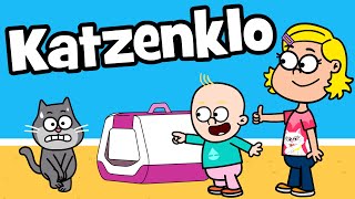 ♪♪ Lustiges Katzenlied – Katzenklo | Hurra Kinderlieder zum Mitsingen | Tiere| Helge Schneider Cover