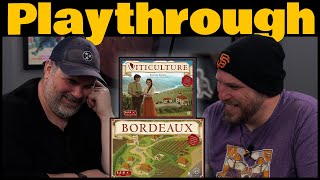 Viticulture w/ Bordeaux Exp. Play Through | The Game Haus