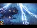 Thunderstorm Sounds With Heavy Pouring Rain Powerful Thunder Loud Lightning Strikes For Sleeping