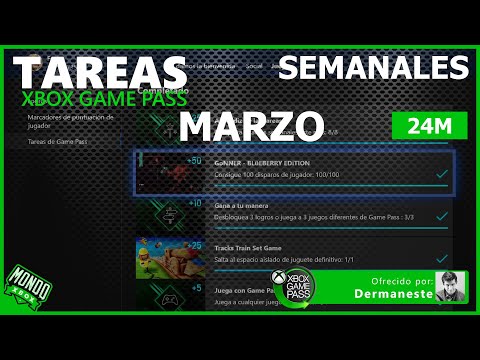 Las tareas de Xbox Game Pass de Marzo 24/3/21, semanales por Dermaneste