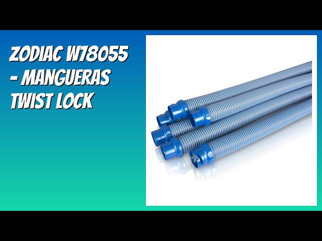 Vídeo relacionado con Zodiac W78055 - Juego de 6 Secciones de Mangueras Twist Lock, 6 x 1 m, para Limpiafondos de Piscina Hidráulicos, Color Azul