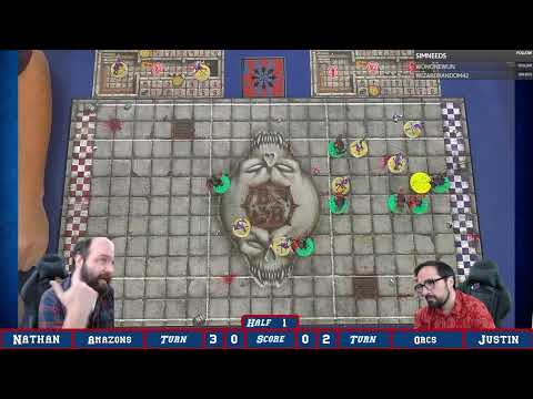 Blood Bowl Sevens Finale!! Orcs vs Amazons!