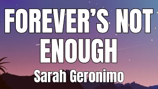 Sarah Geronimo - Forever&#39;s Not Enough with Lyrics