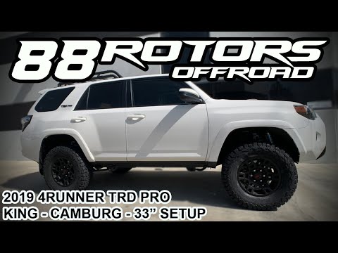 2019 TOYOTA 4RUNNER TRD PRO DITCHING OEM FOX FOR KING SUSPENSION