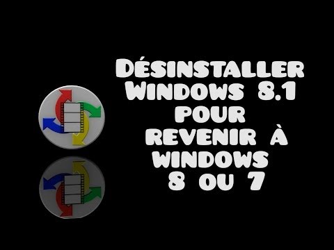 comment revenir a windows 7 apres avoir installer windows 8