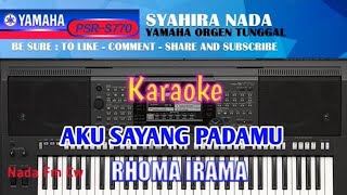 Download lagu Karaoke Aku sayang Padamu Rhoma Irama Yamaha Psr S770 mp3