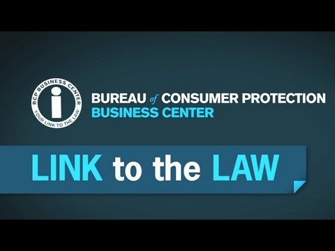 The Business Center Is Your Link to the Law | Federal Trade Commission