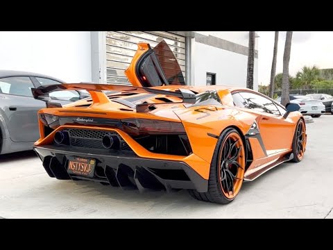 2022 Lamborghini Aventador SVJ Arancio Livrea 759HP | In-Depth Video Walk Around