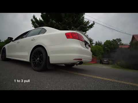 Jetta TDI mk6 2012 Stage 2 tu e straight pipe rolling coal