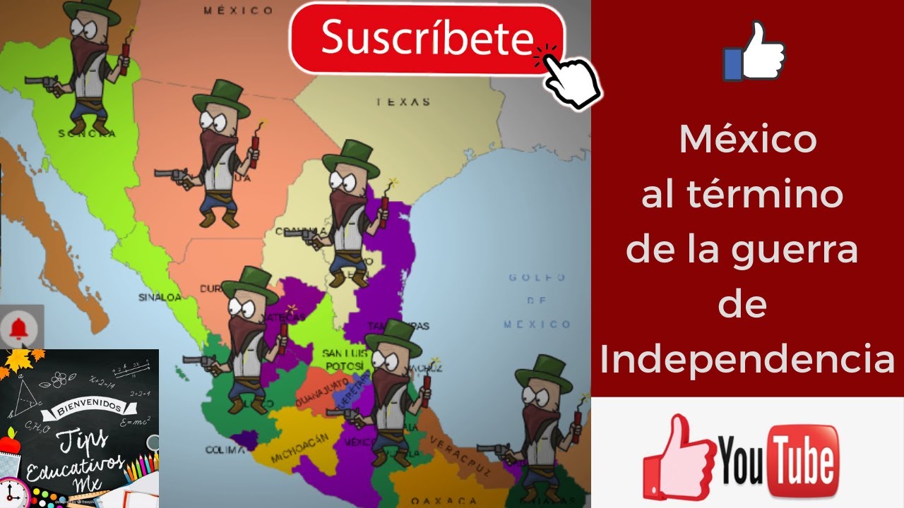 México al termino de la guerra de Independencia