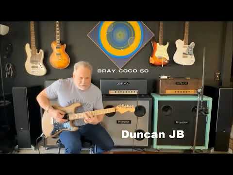Pickup comparison between Duncan 78, DiMarzio Super Distortion,  Duncan JB, thru a BRAY COCO 50.