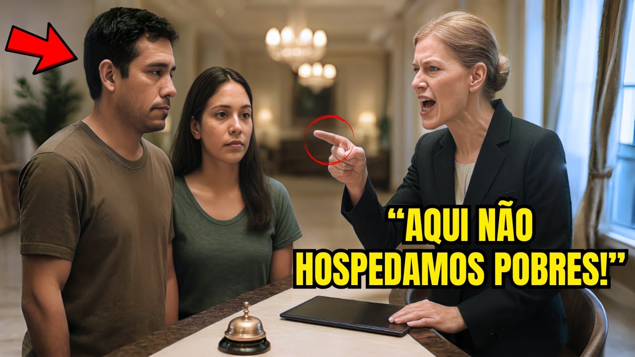 RECEPCIONISTA HUMILHA CASAL EM HOTEL SEM IMAGINAR QUE NO DIA SEGUINTE ELES RETORNARIAM COMO DONOS