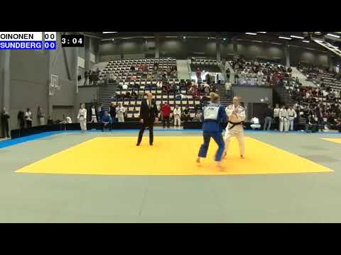 Finnish Judo Open 2018: W21-57: OINONEN - SUNDBERG