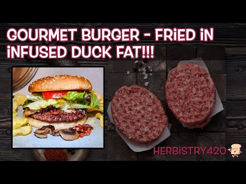 Gourmet Burger Infused Duck Fat Recipe: 5 Gourmet Toppings